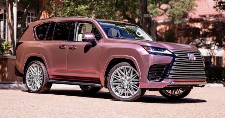 Лампа для маникюра, холодильник для косметики и розовый салон: представлен новый Lexus Glam LX