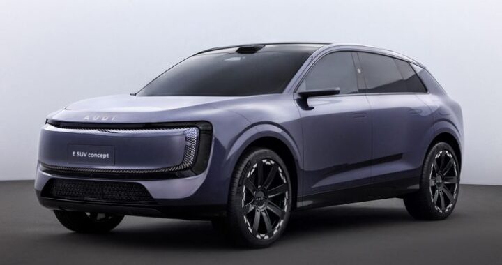 Без четырех колец: Audi и SAIC представили футуристичный электрокроссовер с запасом хода 700 км